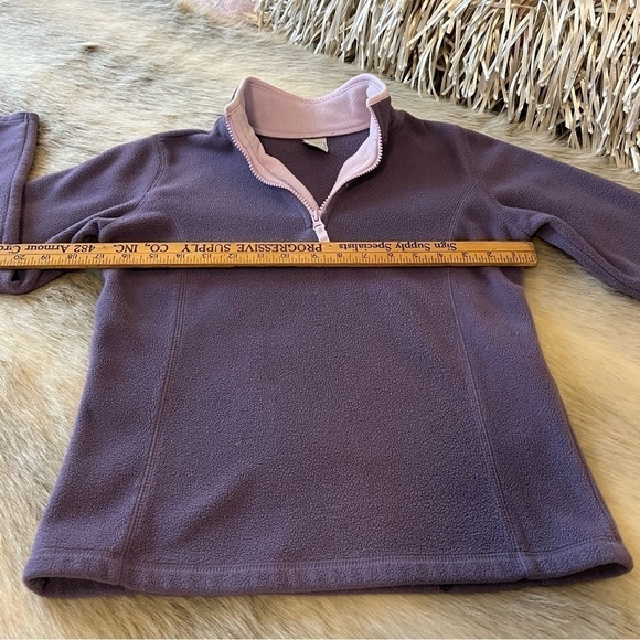 Vintage OLD NAVY Purple Lavender Y2K Fleece 1/2 Zip Long Sleeve - Picture 8 of 10